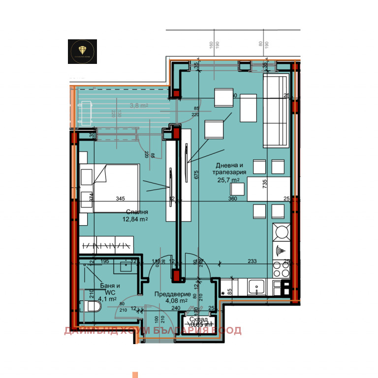 Продава 2-СТАЕН, гр. Пловдив, Остромила, снимка 2 - Aпартаменти - 47302799