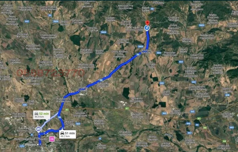 Продава ПАРЦЕЛ, гр. Брезово, област Пловдив, снимка 5 - Парцели - 52874511