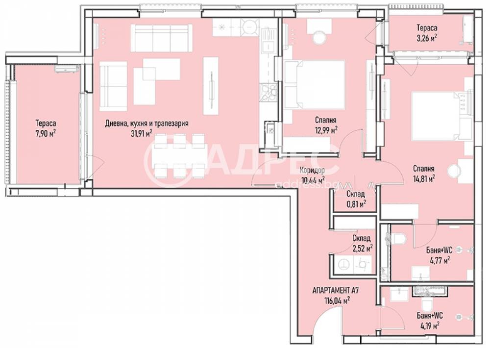 Продава 3-СТАЕН, гр. София, Младост 4, снимка 4 - Апартаменти - 53228015