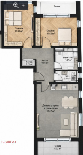 Продава 3-СТАЕН, гр. София, Модерно предградие, снимка 4 - Апартаменти - 56016629