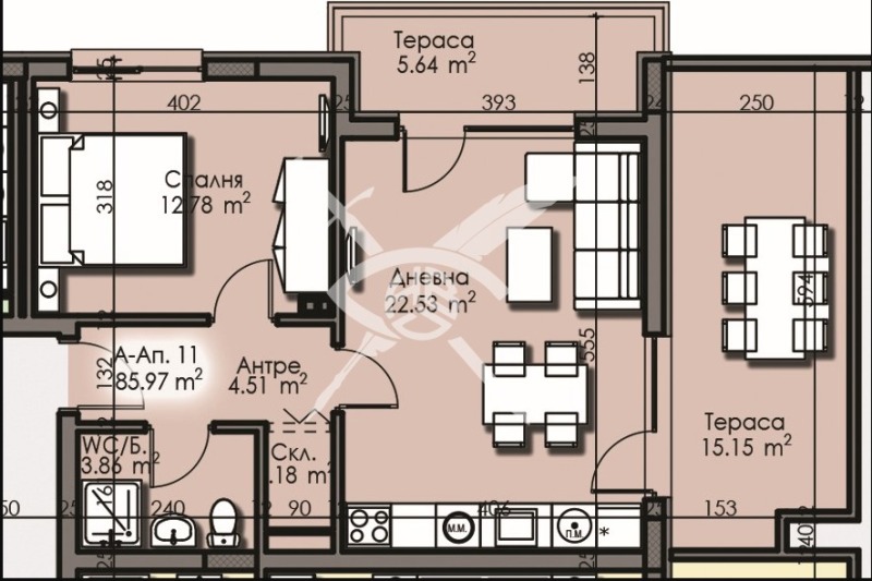 Продается  1 спальня Бургас , Изгрев , 85 кв.м | 75495313 - изображение [2]