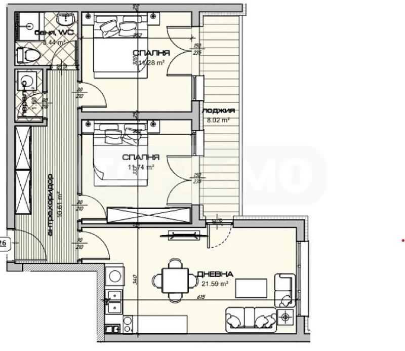 Продава  3-стаен град Варна , Владислав Варненчик 1 , 102 кв.м | 20712562 - изображение [3]