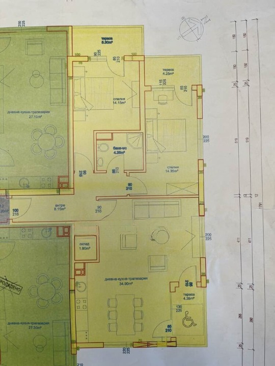 Продава 3-СТАЕН, гр. Бургас, Изгрев, снимка 2 - Апартаменти - 51507215
