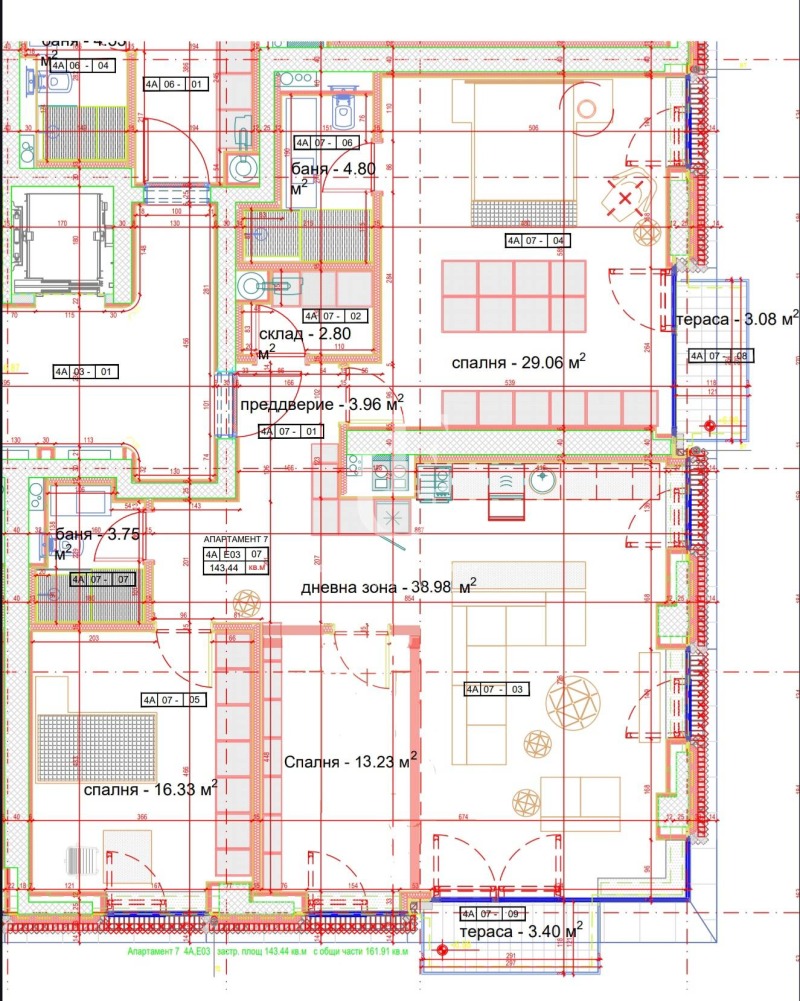 Продава 4-СТАЕН, гр. София, Манастирски ливади, снимка 15 - Апартаменти - 52292167