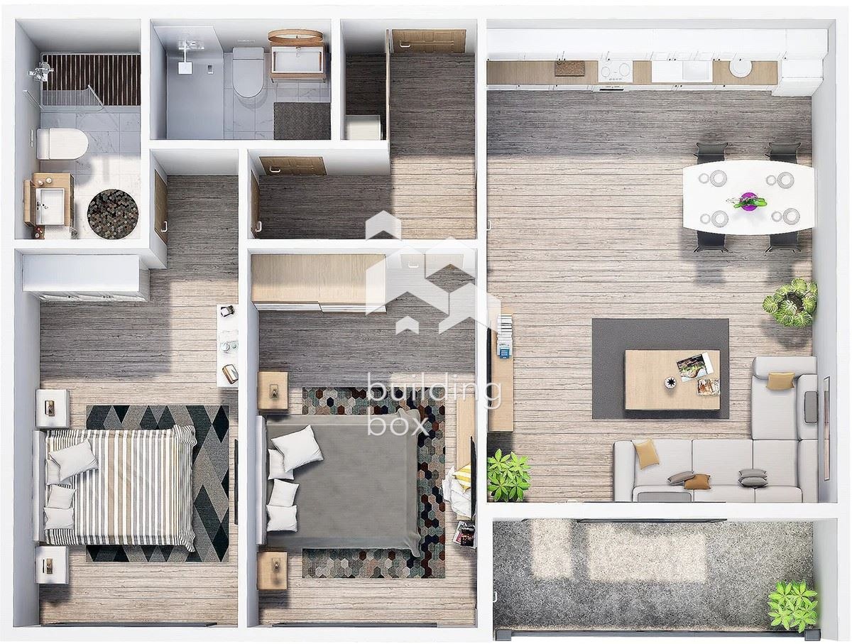 Продава 3-СТАЕН, гр. Пловдив, Христо Смирненски, снимка 3 - Апартаменти - 54421625