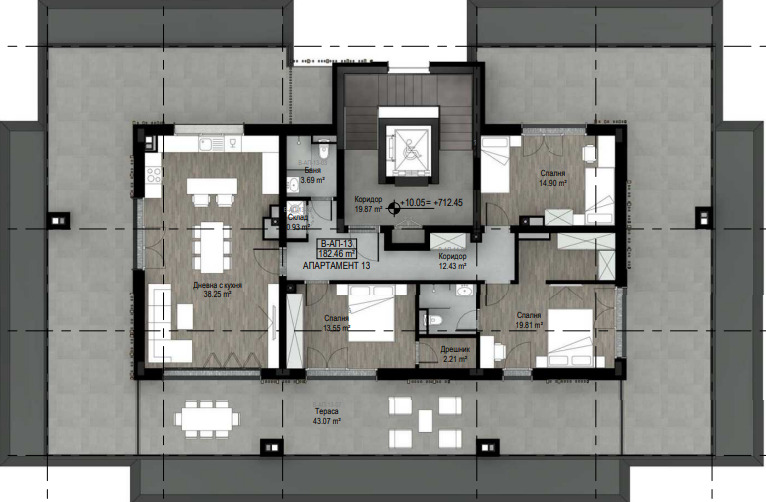 Te koop  3 slaapkamers Sofia , Bojana , 211 m² | 68386001 - afbeelding [7]