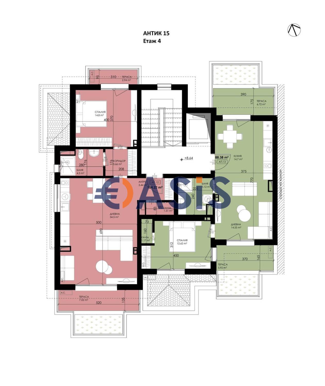 Продава 2-СТАЕН, гр. Созопол, област Бургас, снимка 12 - Апартаменти - 54035960