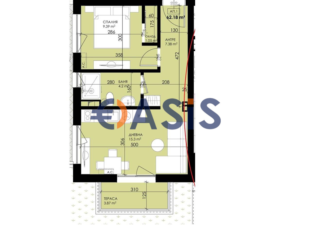 Продава 2-СТАЕН, гр. Созопол, област Бургас, снимка 2 - Апартаменти - 54035960