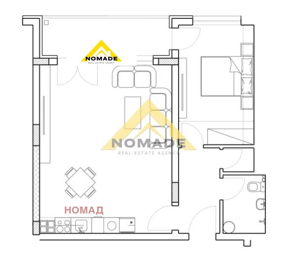 Продаја  1 спаваћа соба Пловдив , Младежки Халм , 79 м2 | 10478656 - слика [2]