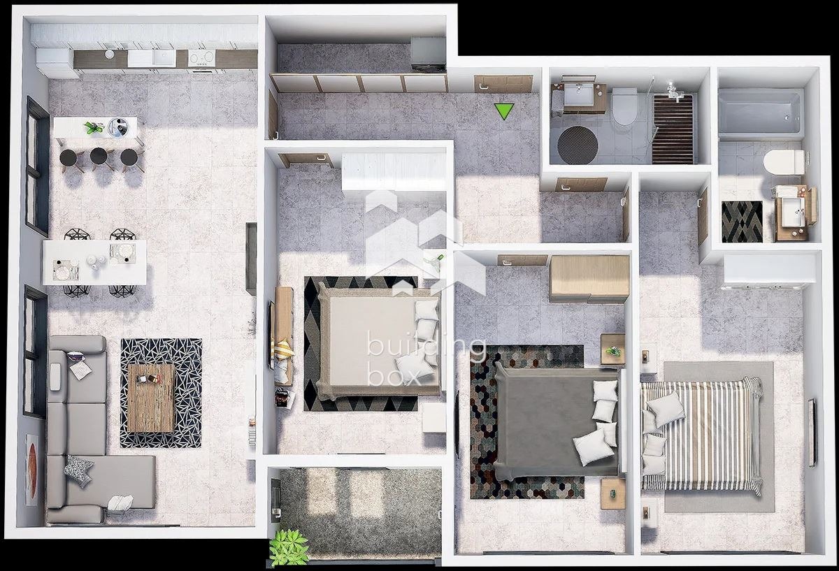 Продава 2-СТАЕН, гр. Пловдив, Христо Смирненски, снимка 3 - Апартаменти - 54136736