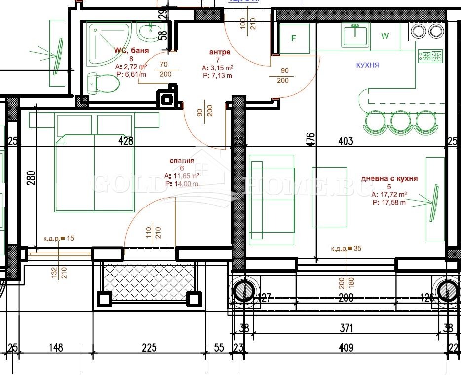 Продава 2-СТАЕН, гр. Пловдив, Център, снимка 6 - Апартаменти - 55136198