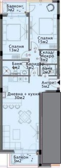 Продава 3-СТАЕН, град София, Модерно предградие • 176762 € / 345716.42 лв. • 45115160 2