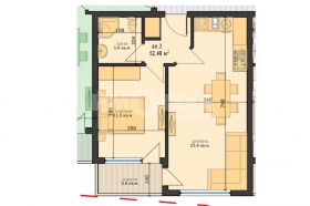 1 chambre Vazrajdane 3, Varna