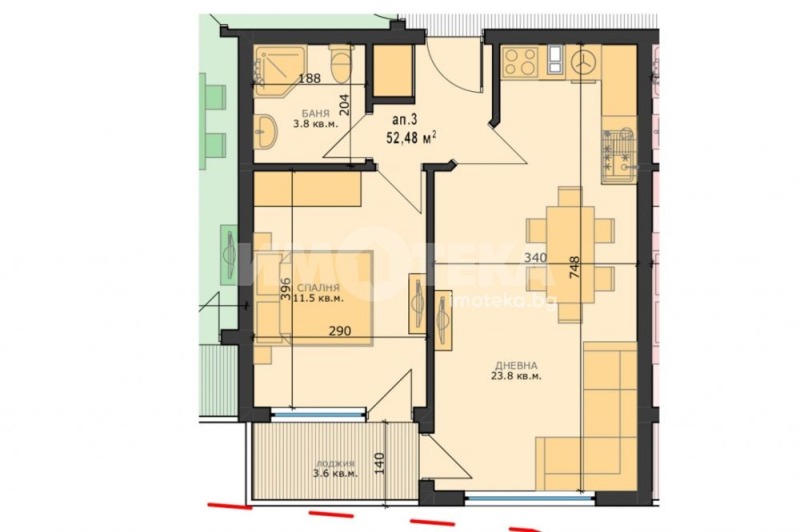 À vendre  1 chambre Varna , Vazrajdane 3 , 60 m² | 82604723