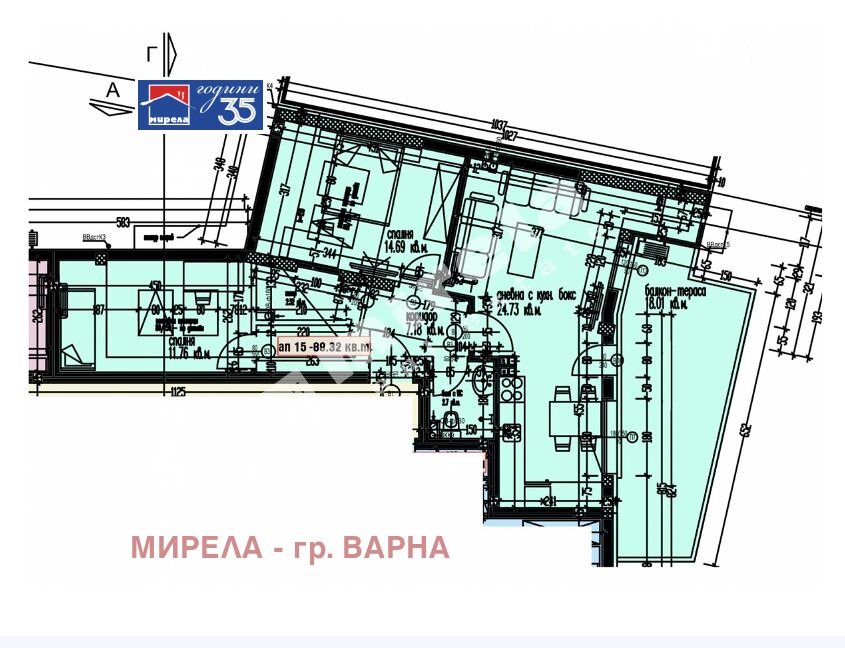 Продава 3-СТАЕН, гр. Варна, Аспарухово, снимка 2 - Апартаменти - 55585912