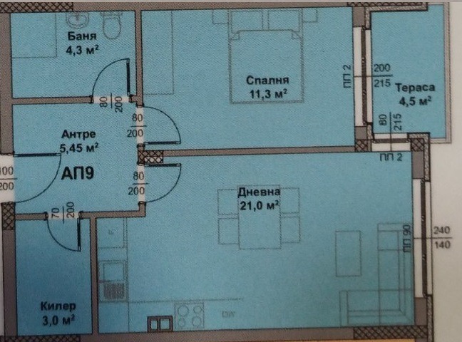 Продава 2-СТАЕН, гр. Варна, м-т Пчелина, снимка 8 - Апартаменти - 53633946