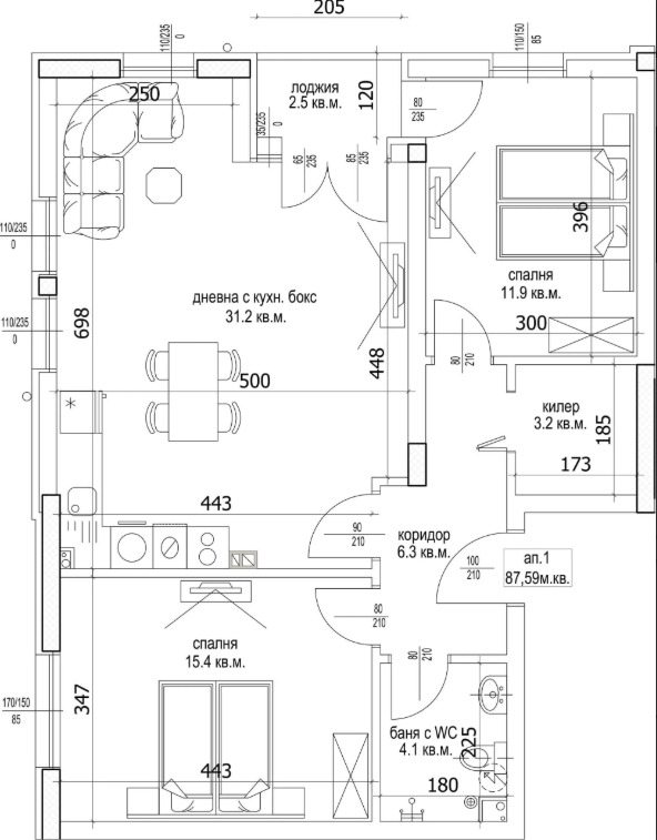 Te koop  2 slaapkamers Varna , Tsveten kvartal , 100 m² | 26393392 - afbeelding [3]