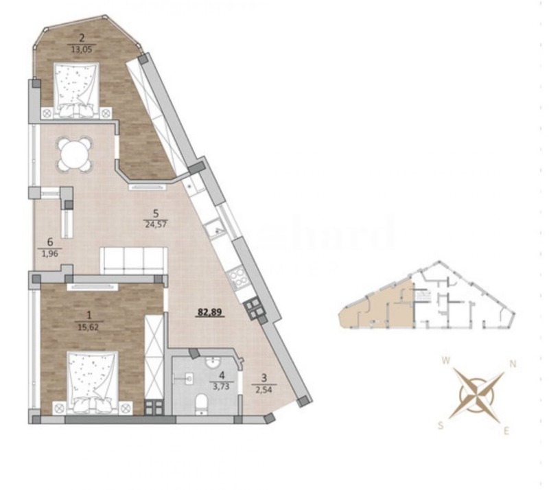 Продава 3-СТАЕН, гр. Варна, м-т Акчелар, снимка 2 - Апартаменти - 53119935