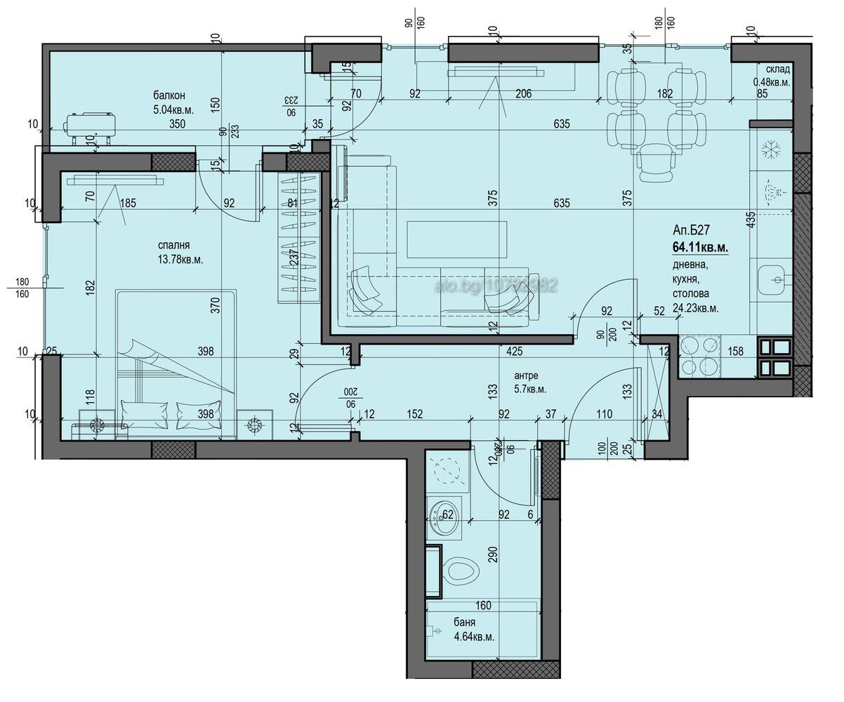 Продава 2-СТАЕН, гр. Пловдив, Христо Смирненски, снимка 14 - Апартаменти - 54067721