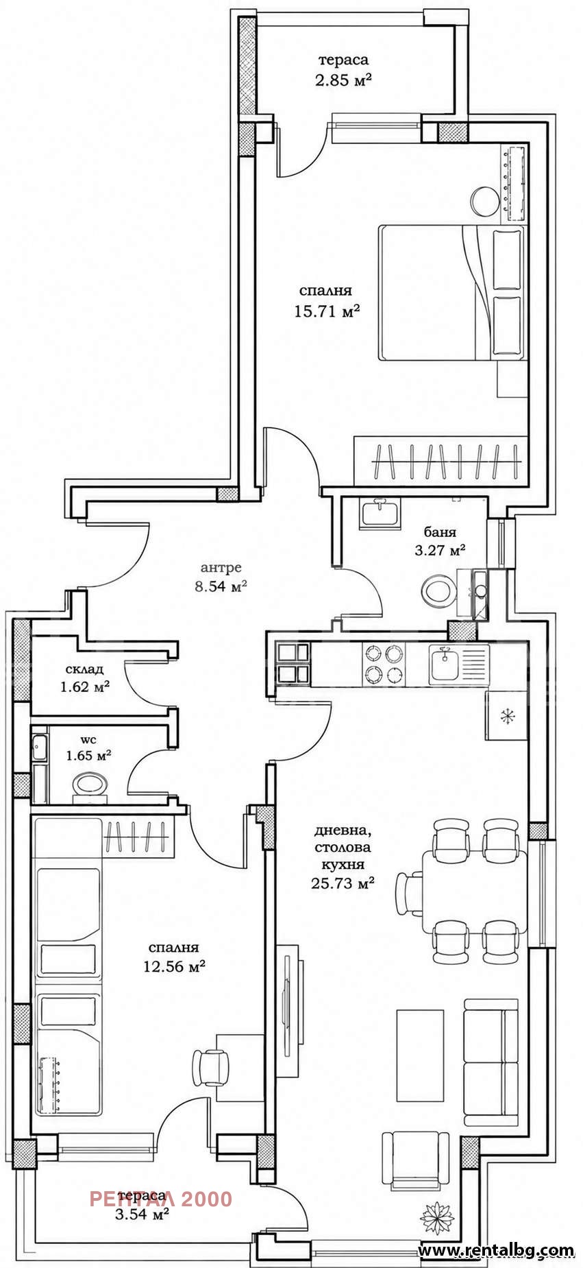 Продава 3-СТАЕН, гр. Пловдив, Остромила, снимка 10 - Апартаменти - 56598004
