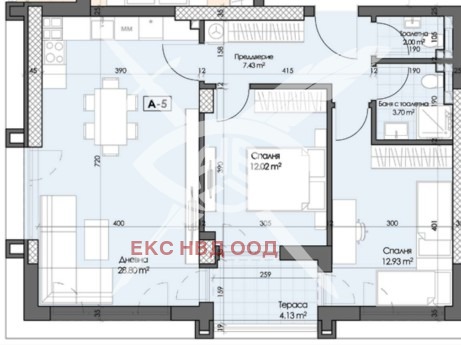 Продава  3-стаен, град Пловдив, Кършияка •  123 201 EUR • ID 66888789 — holmes.bg - [1] 