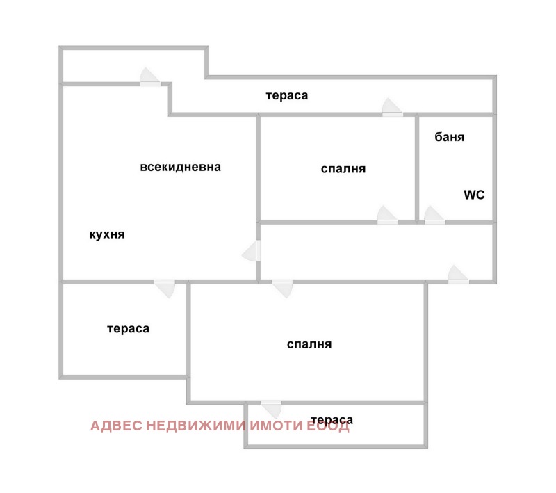Продава 3-СТАЕН, гр. Варна, Цветен квартал, снимка 15 - Апартаменти - 52274214