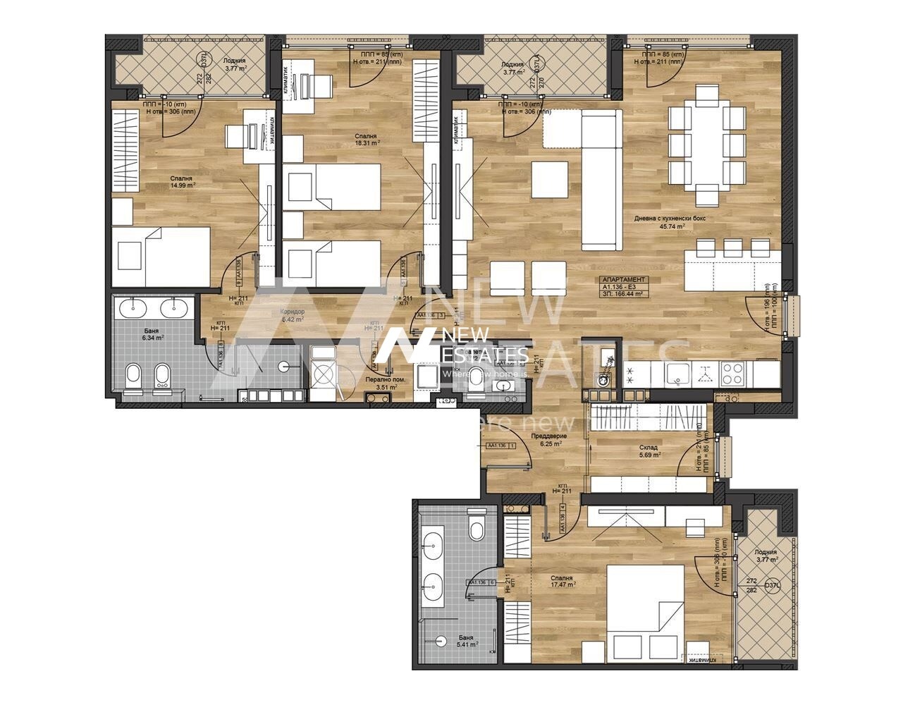 Продава 4-СТАЕН, гр. София, Бояна, снимка 17 - Апартаменти - 54964746