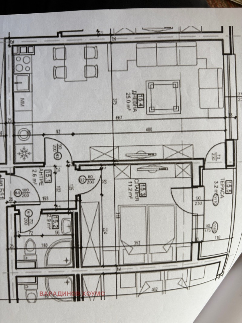 À venda  1 quarto Sofia , Malinova dolina , 63 m² | 99396605 - imagem [3]