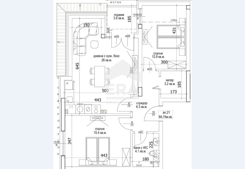 Продава 3-СТАЕН, гр. Варна, Цветен квартал, снимка 6 - Апартаменти - 49894285