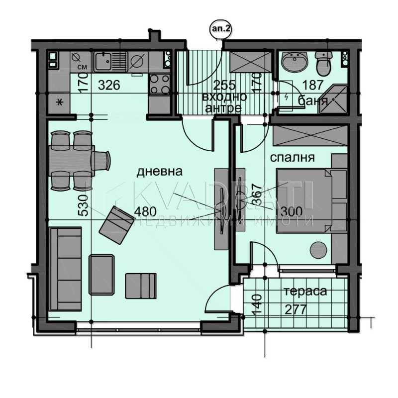 Продава  2-стаен град Пловдив , Остромила , 87 кв.м | 40429325 - изображение [2]