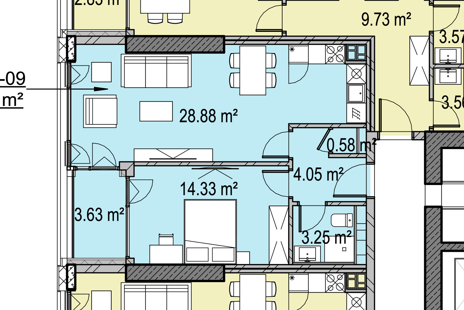 Продава 2-СТАЕН, гр. София, Дружба 2, снимка 2 - Апартаменти - 54339957