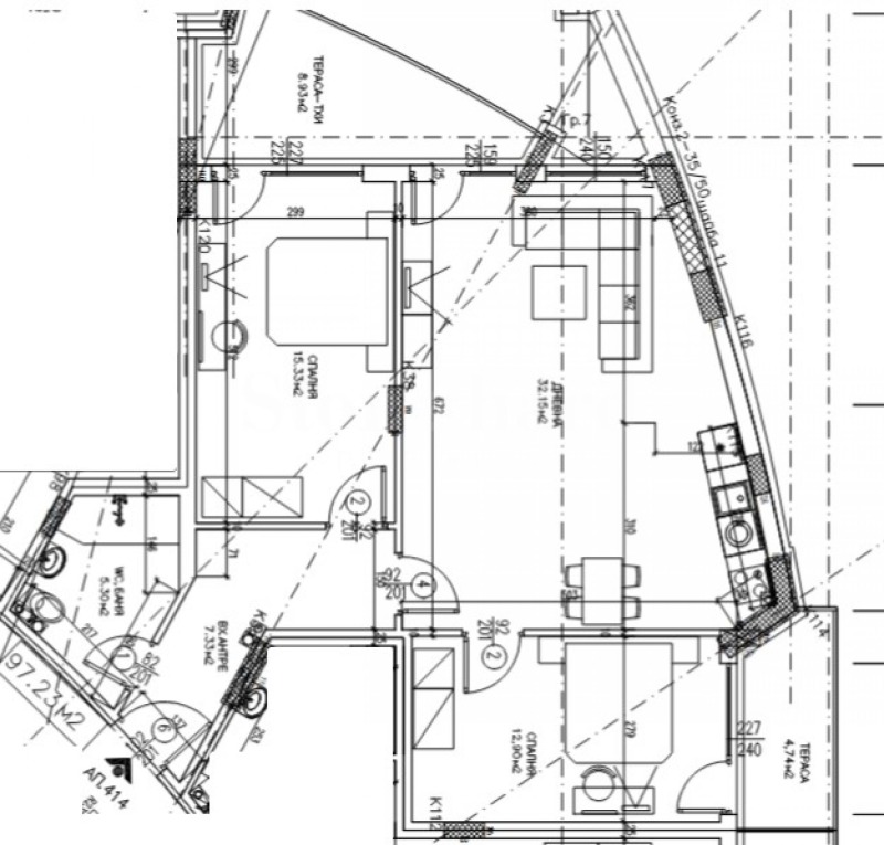 Продава 3-СТАЕН, к.к. Слънчев бряг, област Бургас, снимка 2 - Апартаменти - 53107670