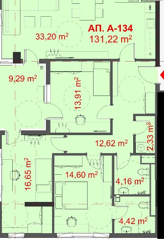 На продаж  3+ кімнати Бургас , Славейков , 152 кв.м | 41740423