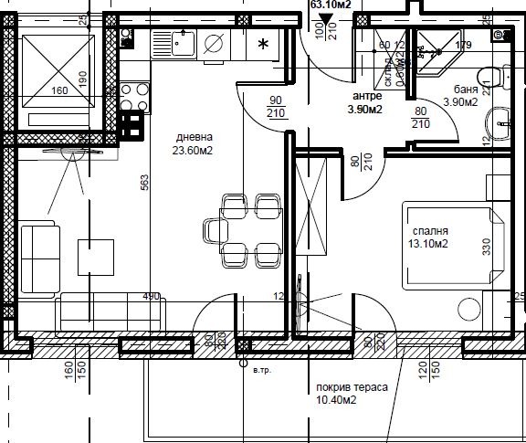 Продава 2-СТАЕН, гр. Пловдив, Беломорски, снимка 5 - Апартаменти - 54034595