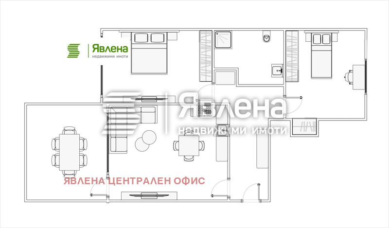 Продава 3-СТАЕН, гр. София, Малинова долина, снимка 15 - Апартаменти - 54706150