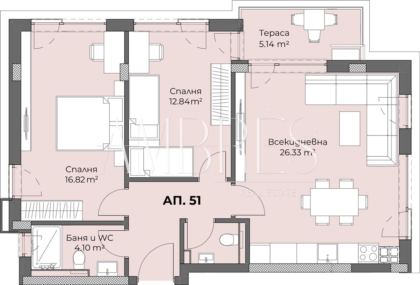Продава 2-СТАЕН, гр. Пловдив, Христо Смирненски, снимка 2 - Апартаменти - 54336426