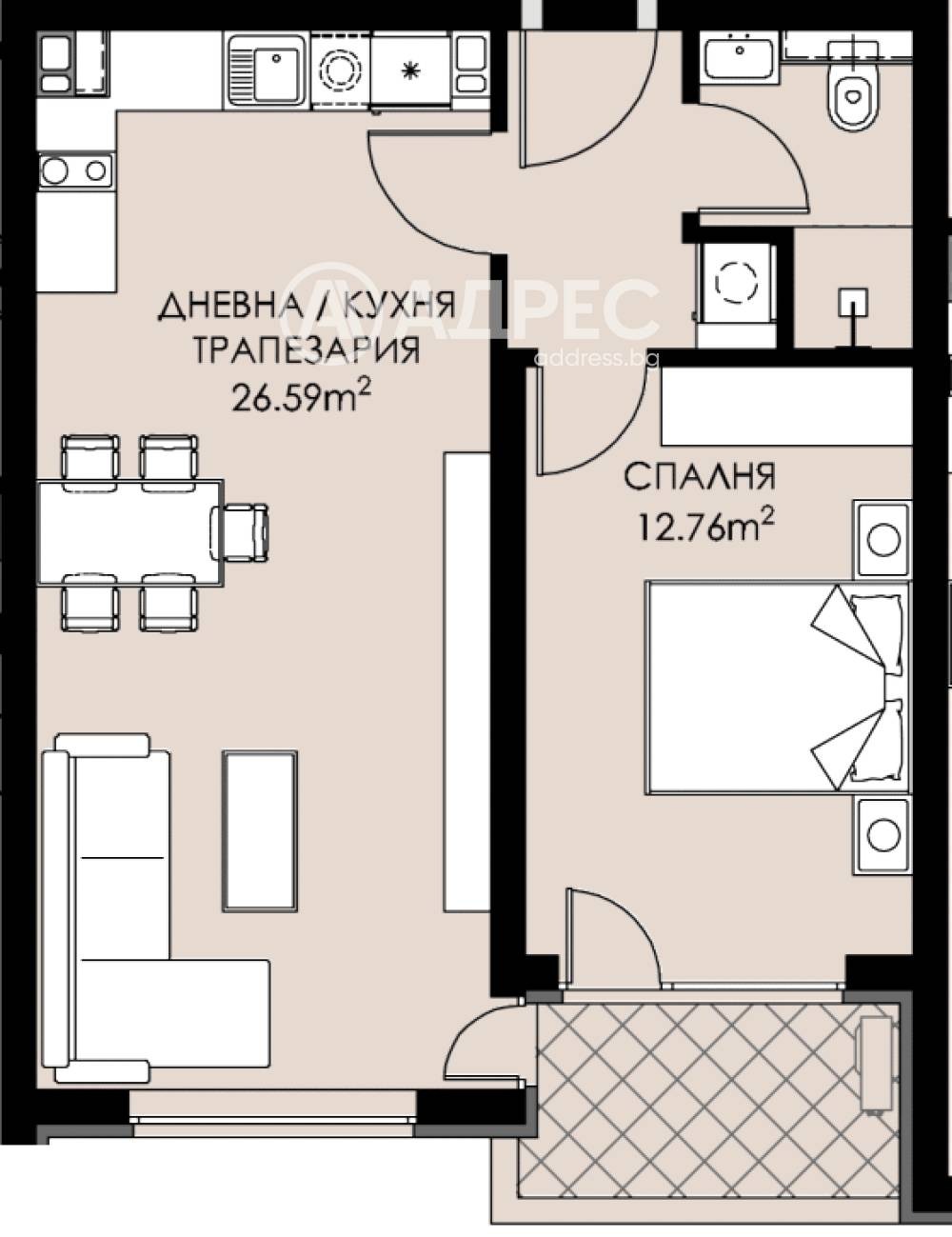 Продава 2-СТАЕН, гр. София, Люлин 9, снимка 3 - Апартаменти - 56707454