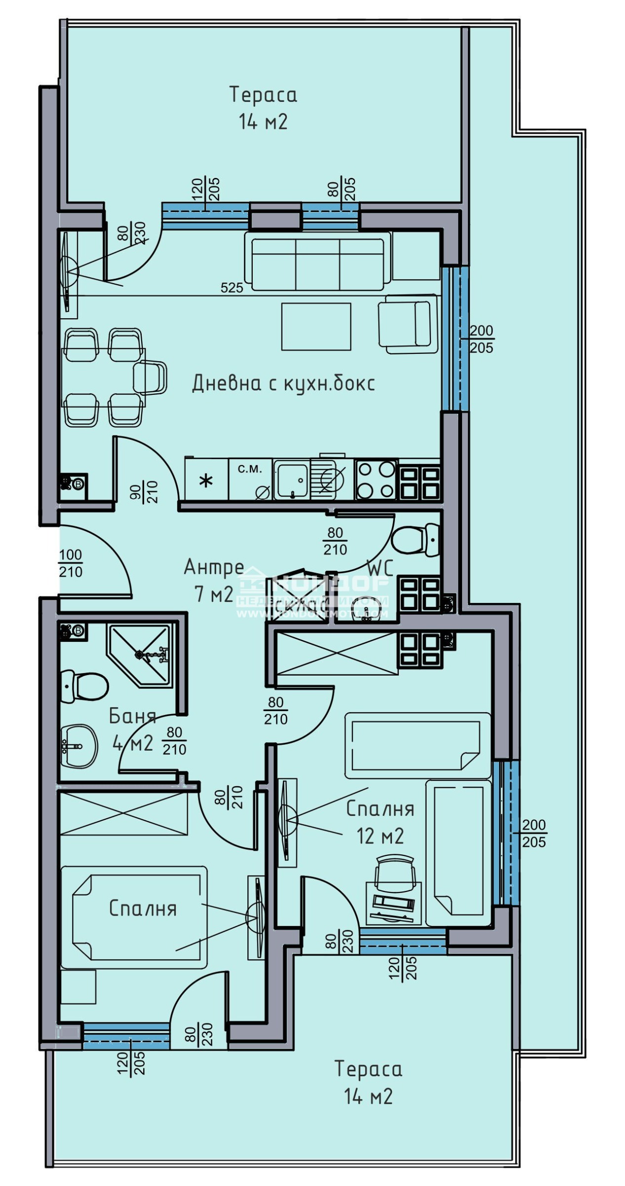 Продава 3-СТАЕН, гр. Пловдив, Остромила, снимка 2 - Апартаменти - 49955054
