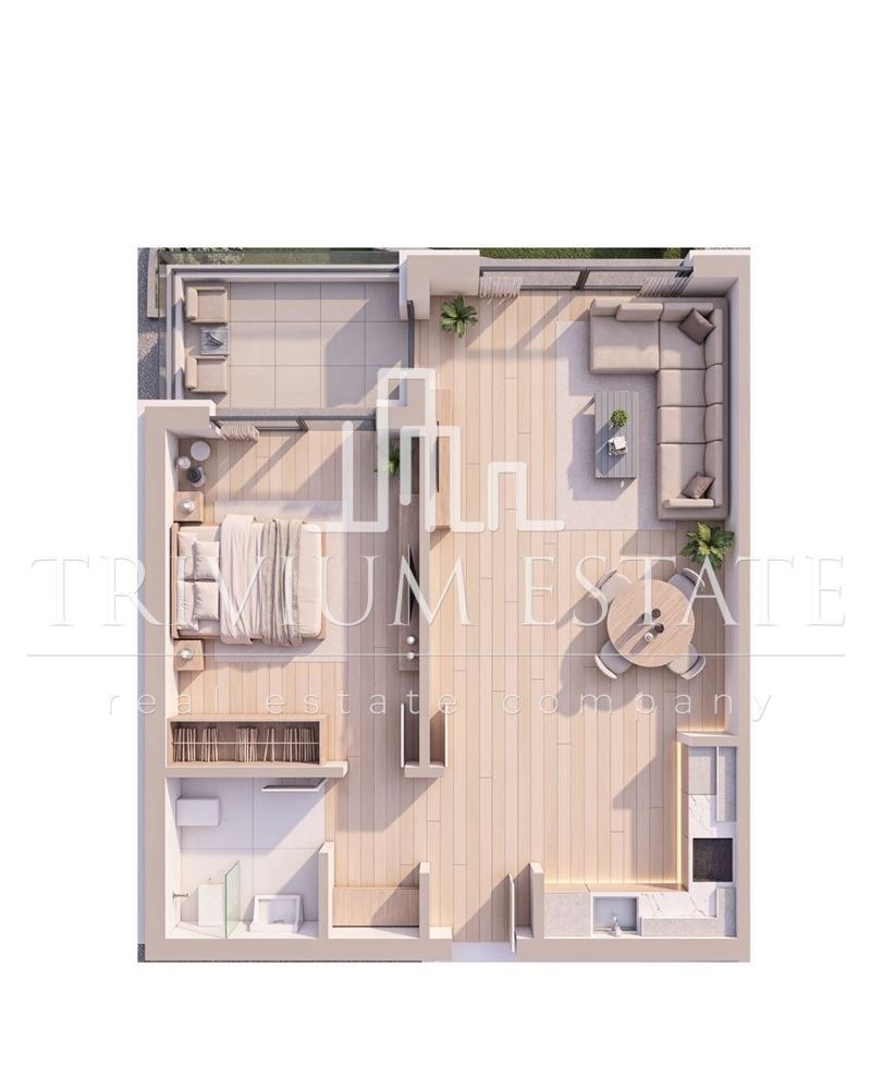 Продава АТЕЛИЕ, ТАВАН, гр. Пловдив, Беломорски, снимка 2 - Апартаменти - 55737324