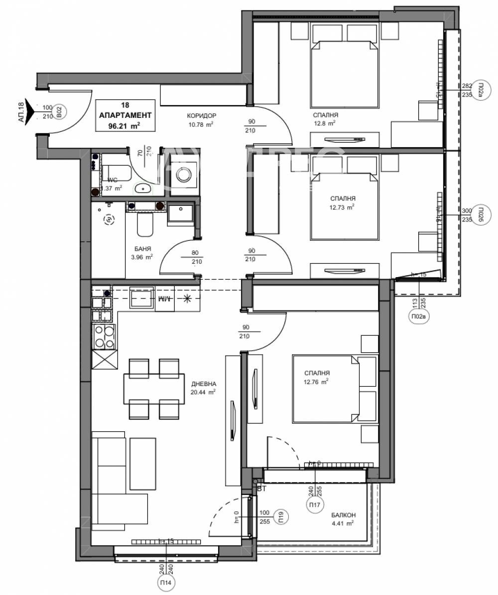 Продава МНОГОСТАЕН, гр. София, Обеля 2, снимка 4 - Апартаменти - 54602645
