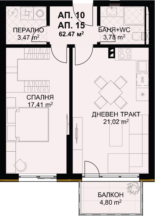 Продава 2-СТАЕН, гр. Варна, Бриз, снимка 2 - Апартаменти - 46556119