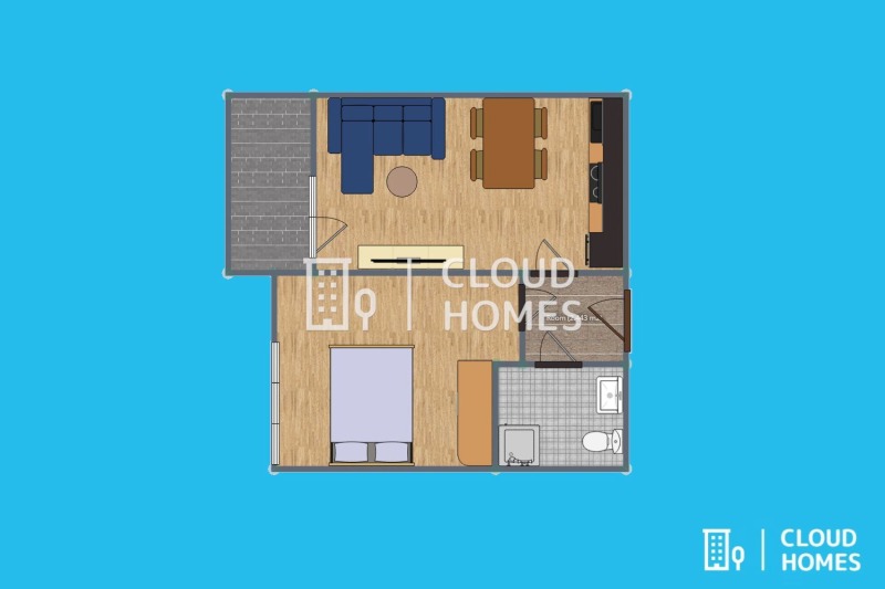 Продава  2-стаен, град София, Полигона •  193 990 EUR • ID 78478050 — holmes.bg - [1] 