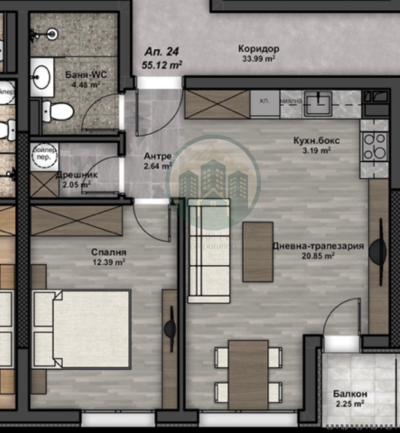 Продава 2-СТАЕН, гр. София, Люлин 4, снимка 9 - Апартаменти - 52812573