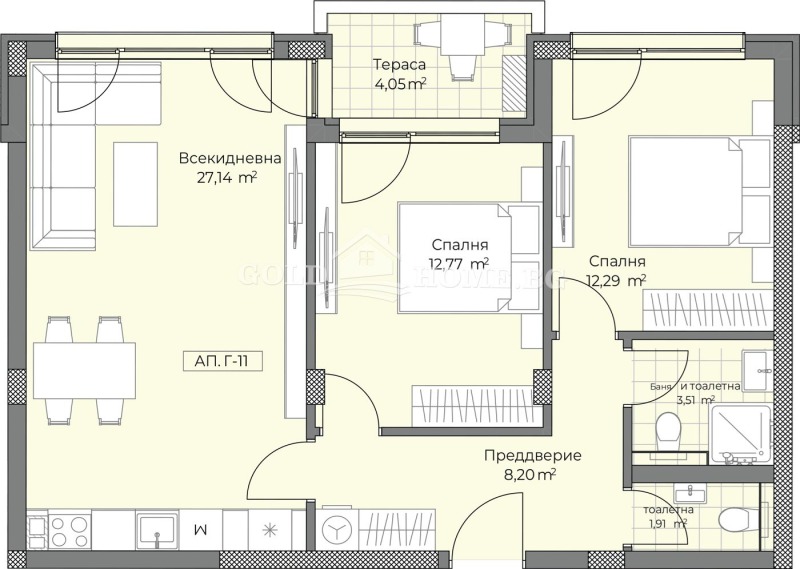 De vânzare  2 dormitoare Plovdiv , Ostromila , 95 mp | 47140954 - imagine [2]