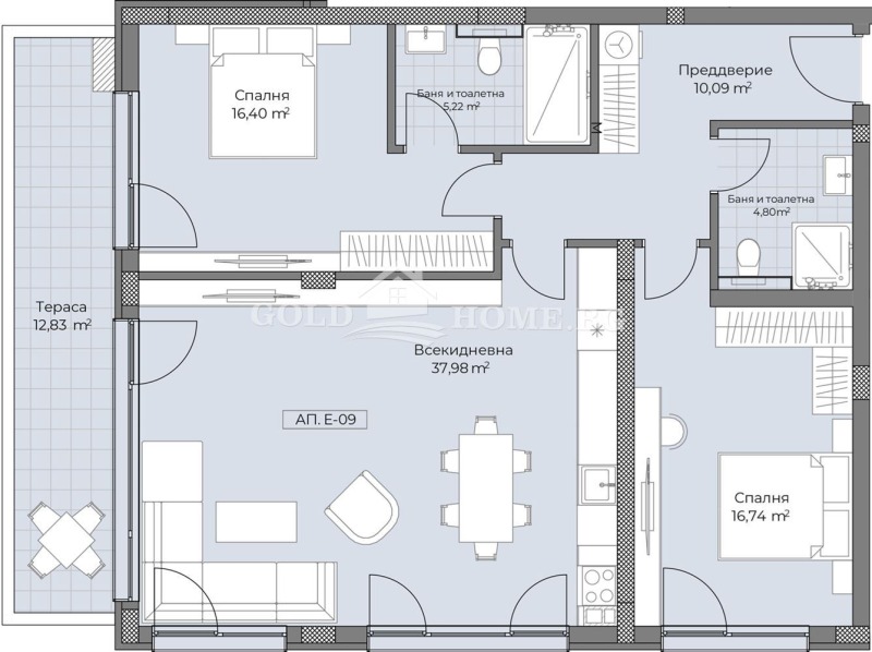 Продава 3-СТАЕН, гр. Пловдив, Остромила, снимка 13 - Aпартаменти - 47500715