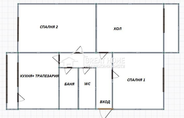 Продава 4-СТАЕН, гр. Търговище, Запад 1, снимка 14 - Апартаменти - 55702737