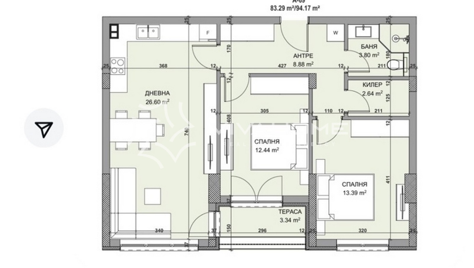 Продава 3-СТАЕН, гр. Варна, Владислав Варненчик 1, снимка 2 - Апартаменти - 52663810