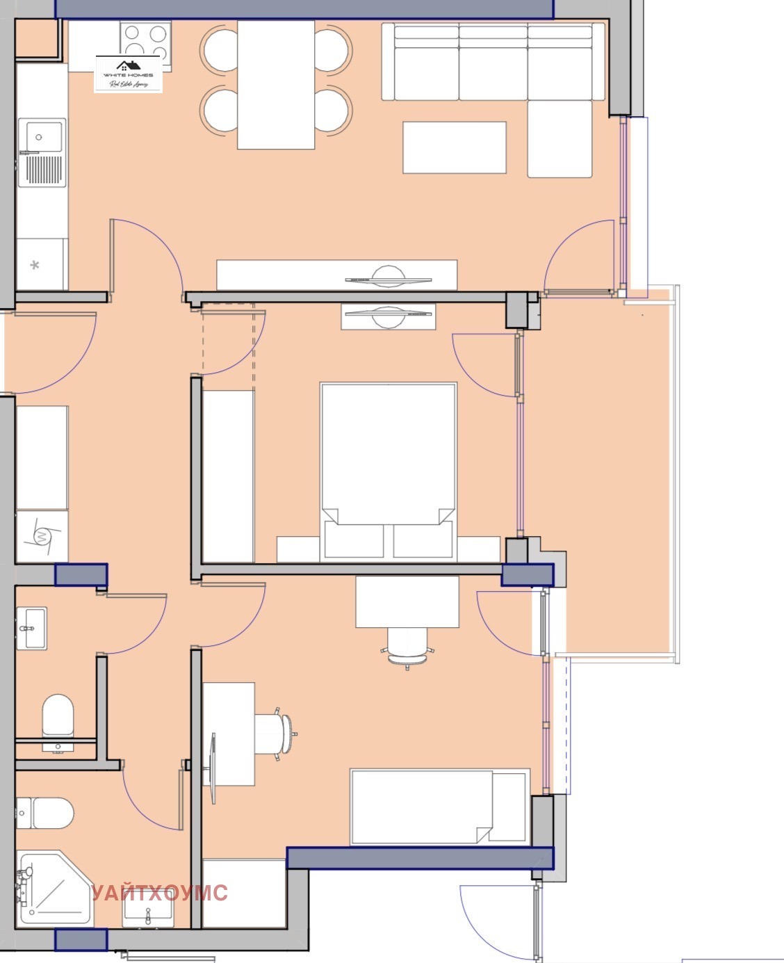 Продава 3-СТАЕН, гр. София, Малинова долина, снимка 2 - Апартаменти - 53871336