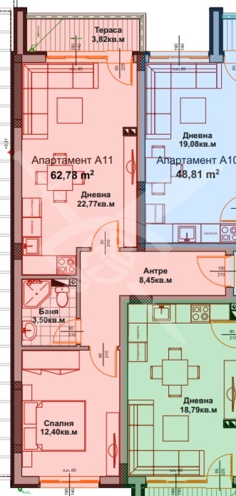 Продава 2-СТАЕН, гр. Айтос, област Бургас
