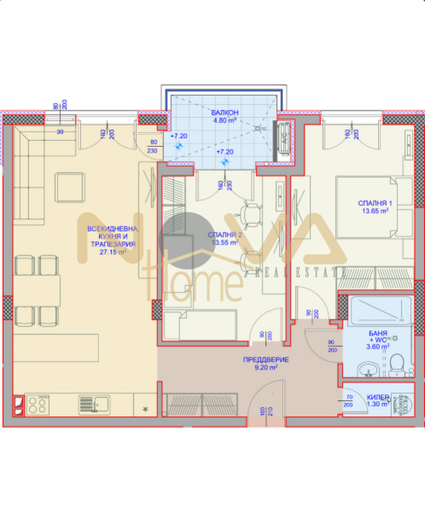 Продава 3-СТАЕН, гр. Варна, Аспарухово, снимка 4 - Апартаменти - 53257156